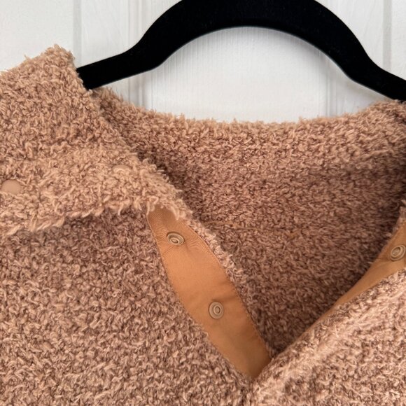 NWOT, Skims Cozy Knit Pullover Sweater, Camel (Nutmeg Brown Color), Size S/M - Picture 6 of 16